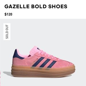 New in Box Adidas Gazelle Bold in Pink